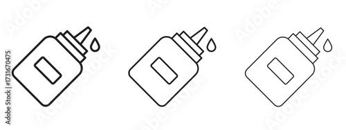 Glue icon for web. simple element illustration with editable strokes