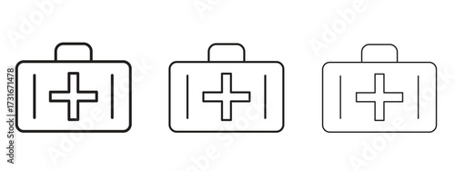 First aid icon for web. simple element illustration with editable strokes
