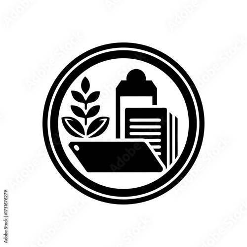 food labelling and nutrition information icon 