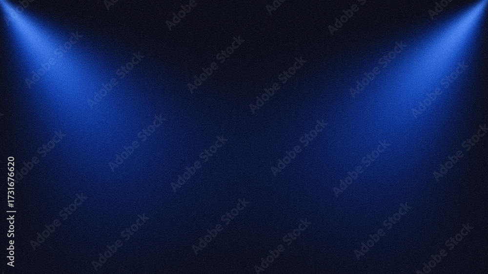 Obraz premium blue spotlight background