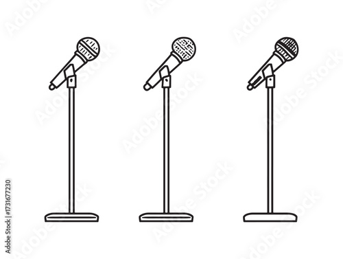 Microphone Stand Adjustable Support For Performances