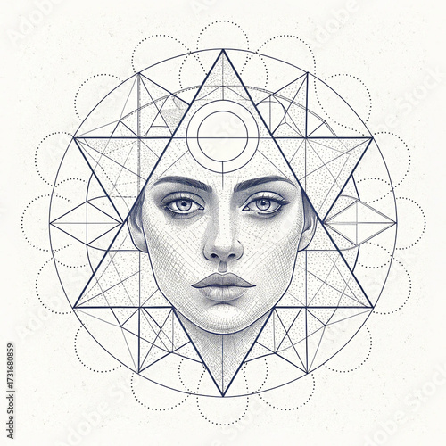 woman face art