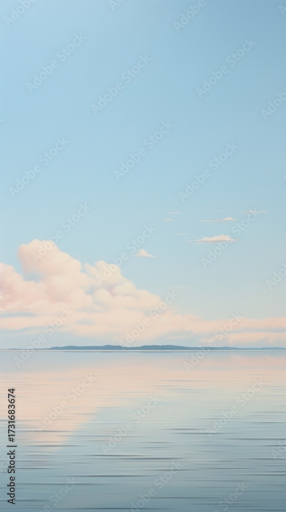 Fototapeta premium Lake outdoors horizon nature.
