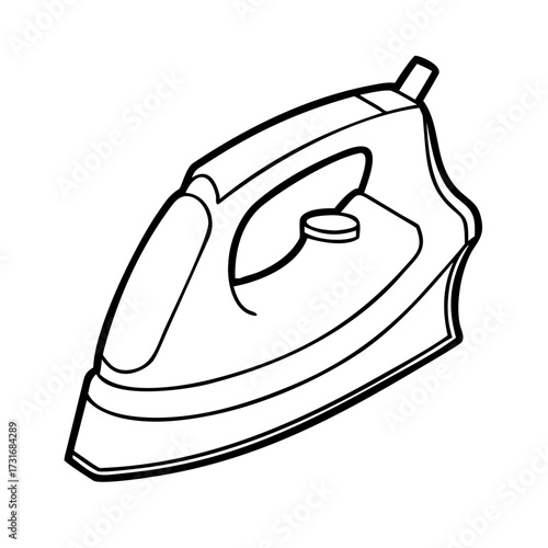 Ironing instrument for a tidy appearance, simplicity concept