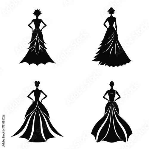 Elegant Silhouette Dresses Collection of Formal Gowns for Special Occasions