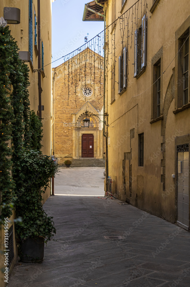 Obraz premium view of rhe city of arezzo in Tuscany