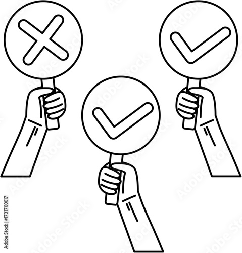 people voting element