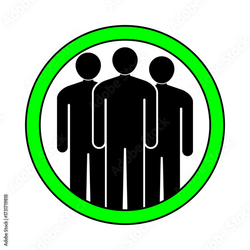 Group Meeting Permitted, Social Gathering Area, Approved Assembly Zone, People Allowed Here, Designated Social Spot