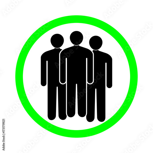 Group Meeting Permitted, Social Gathering Area, Approved Assembly Zone, People Allowed Here, Designated Social Spot