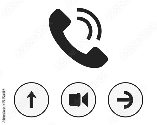 Incoming call screen with options for mute video and answer