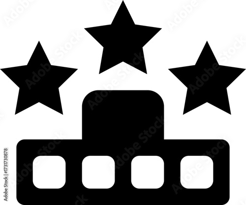 Luxury Hotel Rating Icon