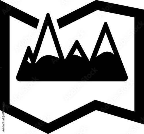 Mountain Navigation Icon