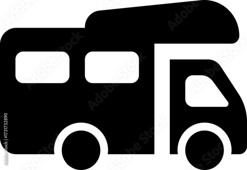Camper Van Silhouette