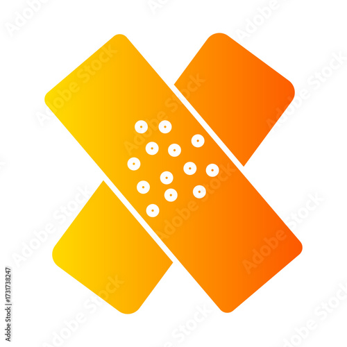 bandage gradient icon