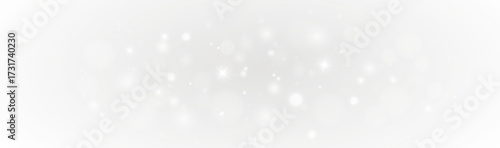 Bright glowing particles with magical starlight shine
