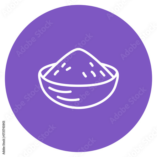 Slippery Flour icon vector image. Can be used for House Cleaning.