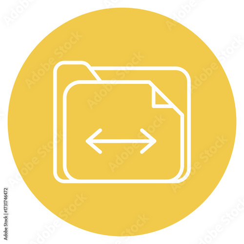 File Transfer icon vector image. Can be used for Web Hosting.