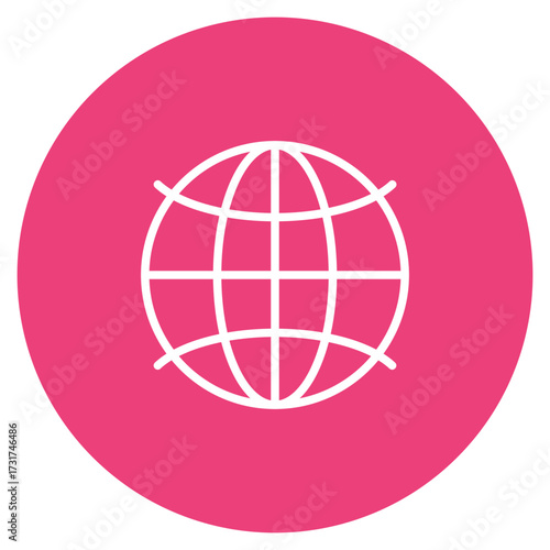 Worldwide Network icon vector image. Can be used for Web Hosting.
