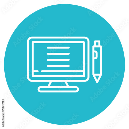 Text Editor icon vector image. Can be used for Computer Programming.