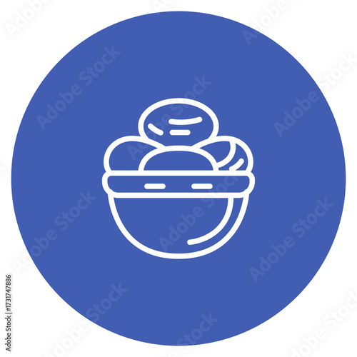 Hot Stone icon vector image. Can be used for Spa.