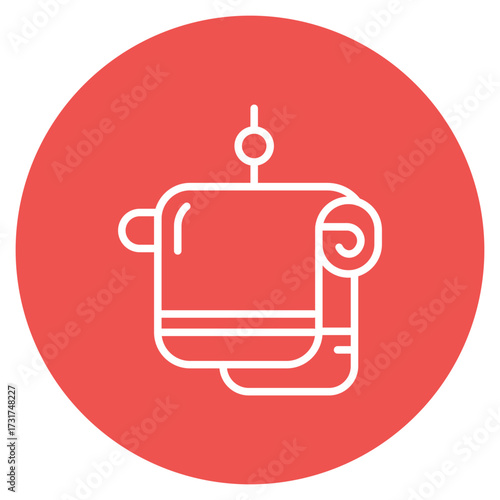 Towel icon vector image. Can be used for Spa.