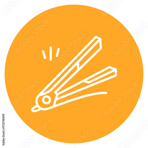 Hair Straightener icon vector image. Can be used for Spa.