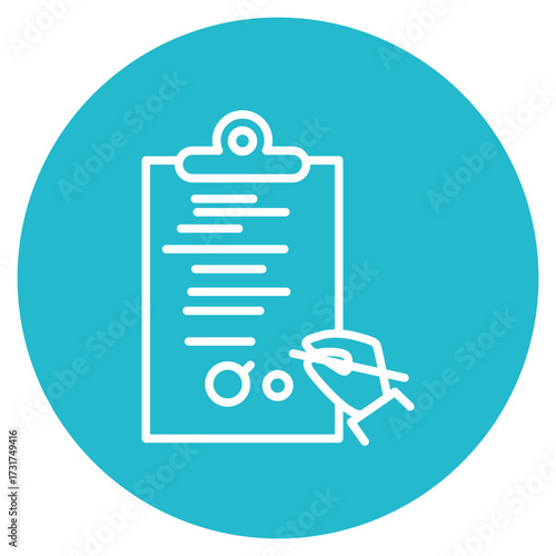 Audit icon vector image. Can be used for Online Marketing.