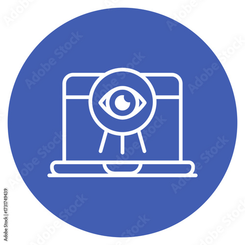 Web Visibility icon vector image. Can be used for Online Marketing.