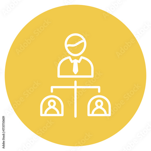 Hierarchy icon vector image. Can be used for Seo and Web.