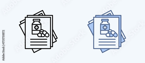 Drug Administration Multiple Style Icon Collection
