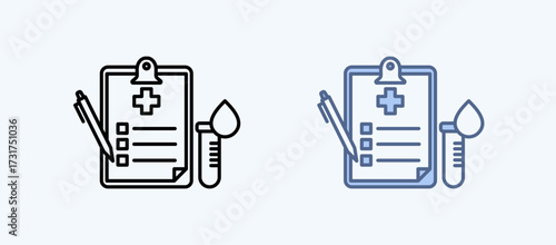 Diagnostic Multiple Style Icon Collection