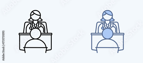 Consultation Multiple Style Icon Collection