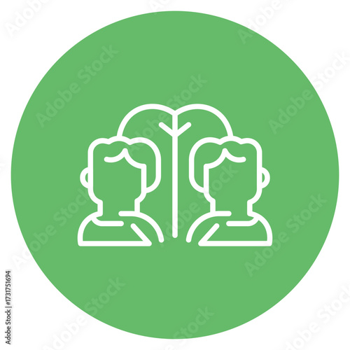 Clone icon vector image. Can be used for Science Fiction.