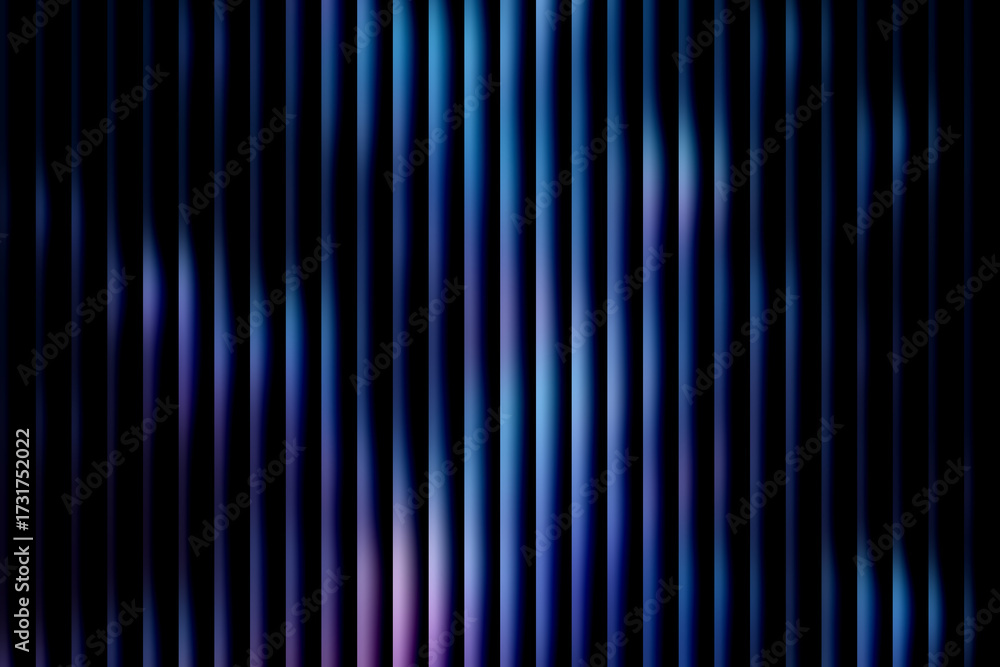 Obraz premium Blue to Pink Gradient Waveform Background Abstract Vertical Light Streaks with Symmetrical Glow Effect