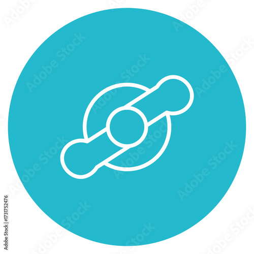 Joint icon vector image. Can be used for Prison.