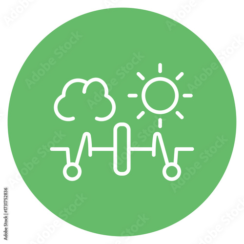 Heatwave icon vector image. Can be used for Natural Disaster.