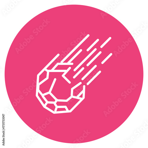 Meteorite icon vector image. Can be used for Natural Disaster.