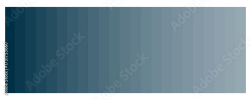 Teal gradient palette bar. Dark to bright shading. Rectangular Vector shape. Cool tone transition.