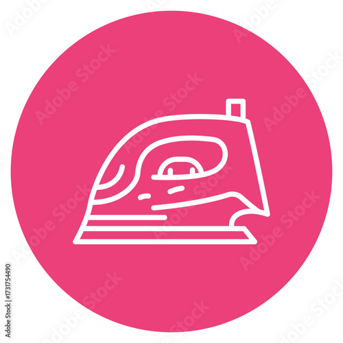 Ironer icon vector image. Can be used for Cleaning and Dusting.