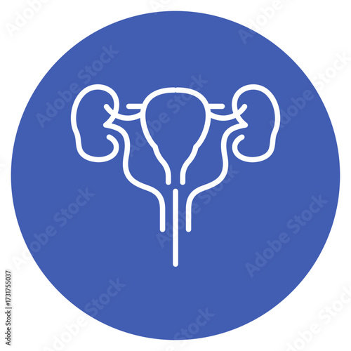 Bladder icon vector image. Can be used for Human Anatomy.
