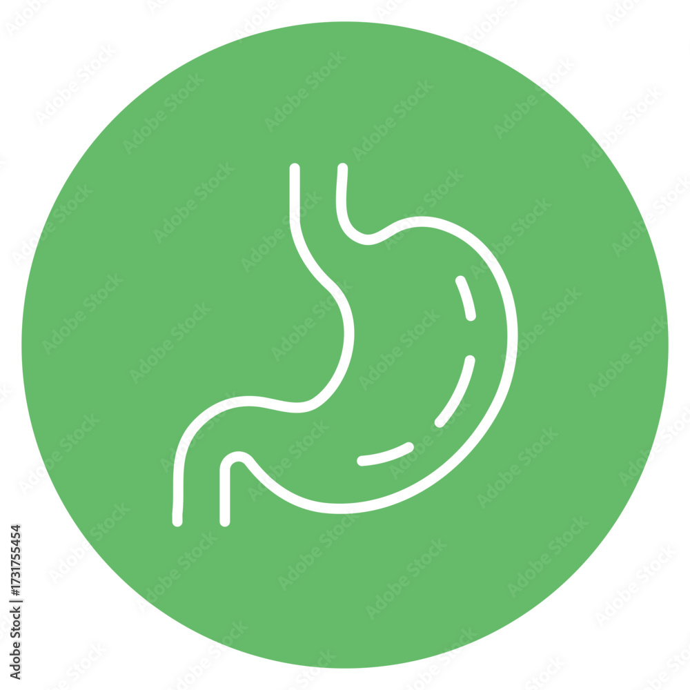 Fototapeta premium Stomach icon vector image. Can be used for Human Anatomy.
