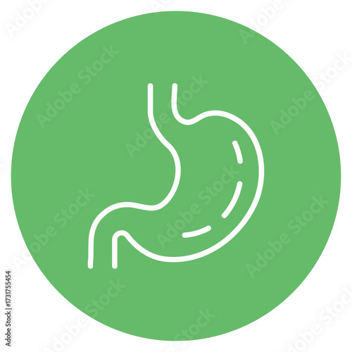 Stomach icon vector image. Can be used for Human Anatomy.