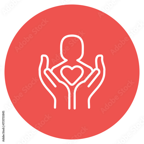 Gratitude icon vector image. Can be used for Personality Traits.