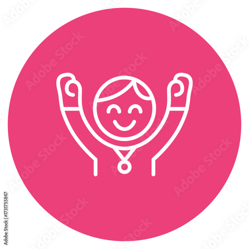 Enthusiasm icon vector image. Can be used for Personality Traits.