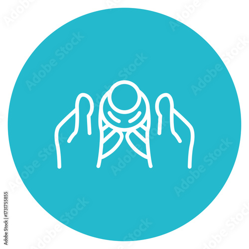 Self Control icon vector image. Can be used for Personality Traits.