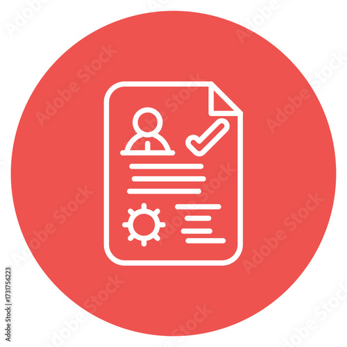 Process Documentation icon vector image. Can be used for Quality Assurance.