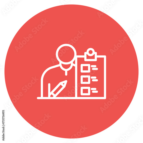 Test Report icon vector image. Can be used for Quality Assurance.