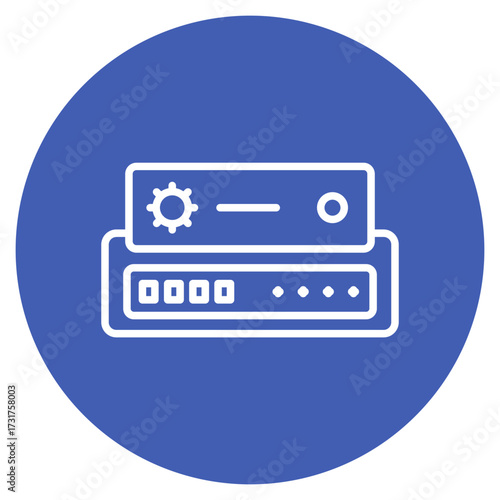 Network Maintenance icon vector image. Can be used for Networking.