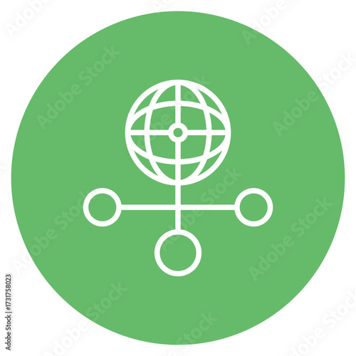 Network Integration icon vector image. Can be used for Networking.
