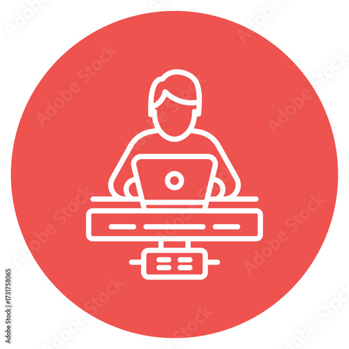 Network Troubleshooting icon vector image. Can be used for Networking.